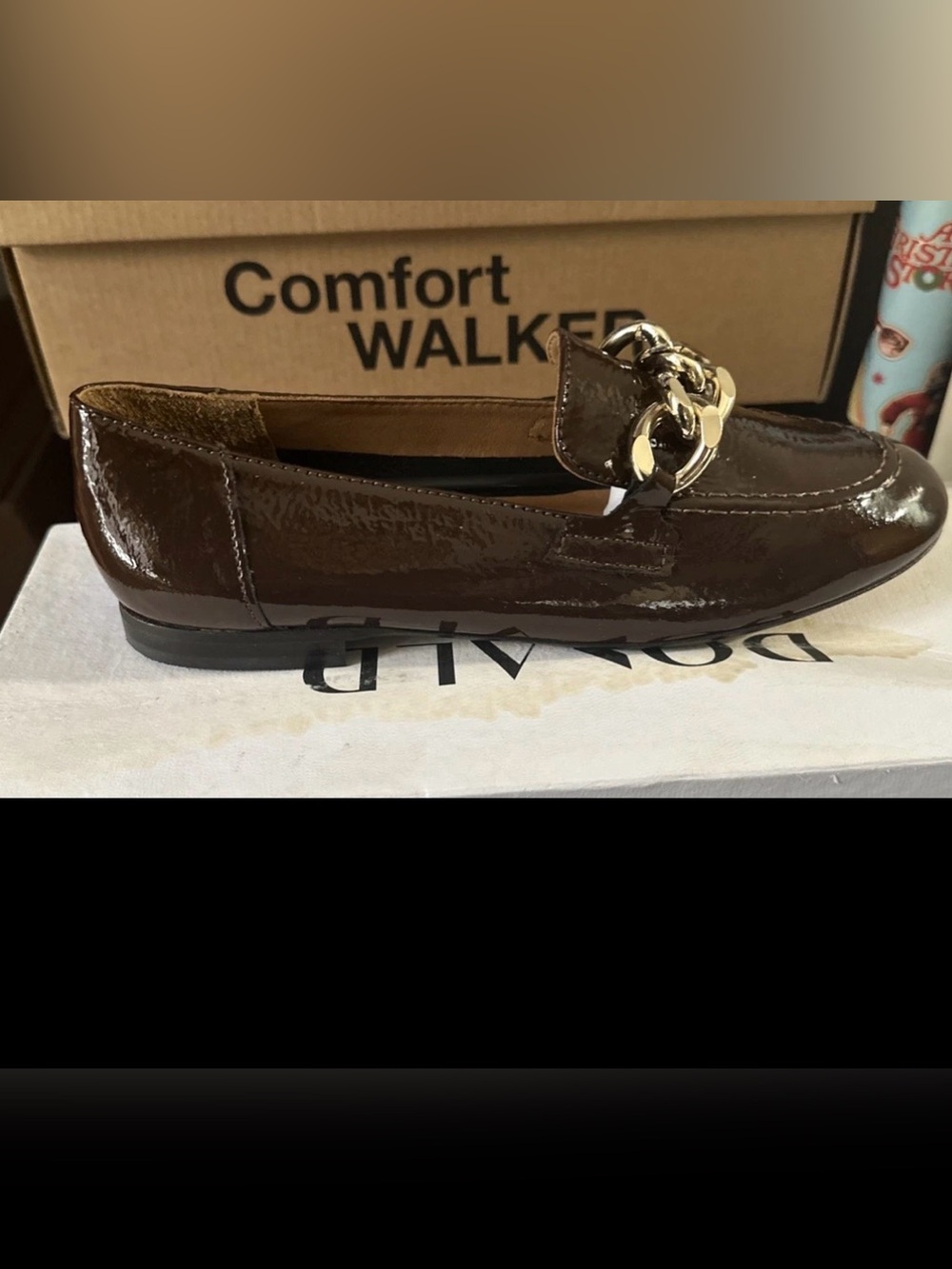 Donald Pliner Womens Nolin2 Slip On Shoes Chestnut Patent Leather Size 6 M